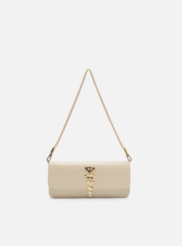 Bolsa Shoulder Branca Couro Pequena Lenny Niemeyer