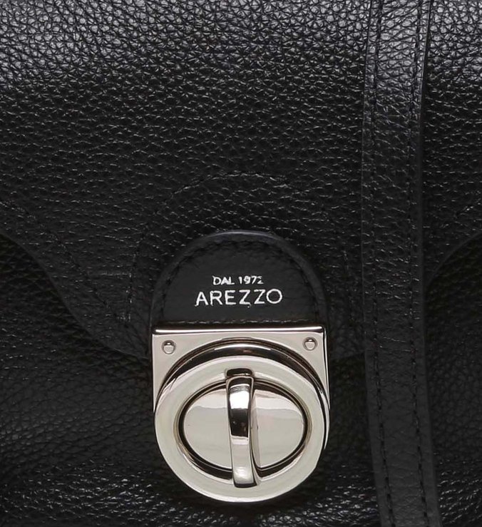 Bolsa Tiracolo Couro Bettina Pequena Preta