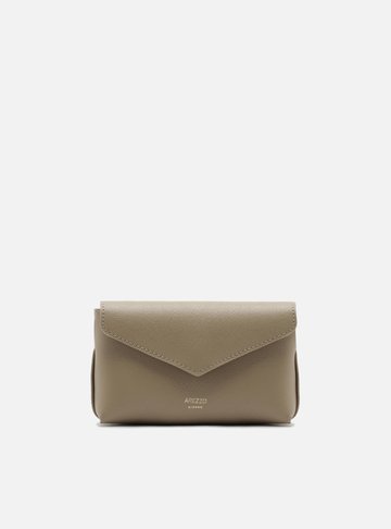 Arezzo — Bolsa Tiracolo Cinza Pequena Envelope