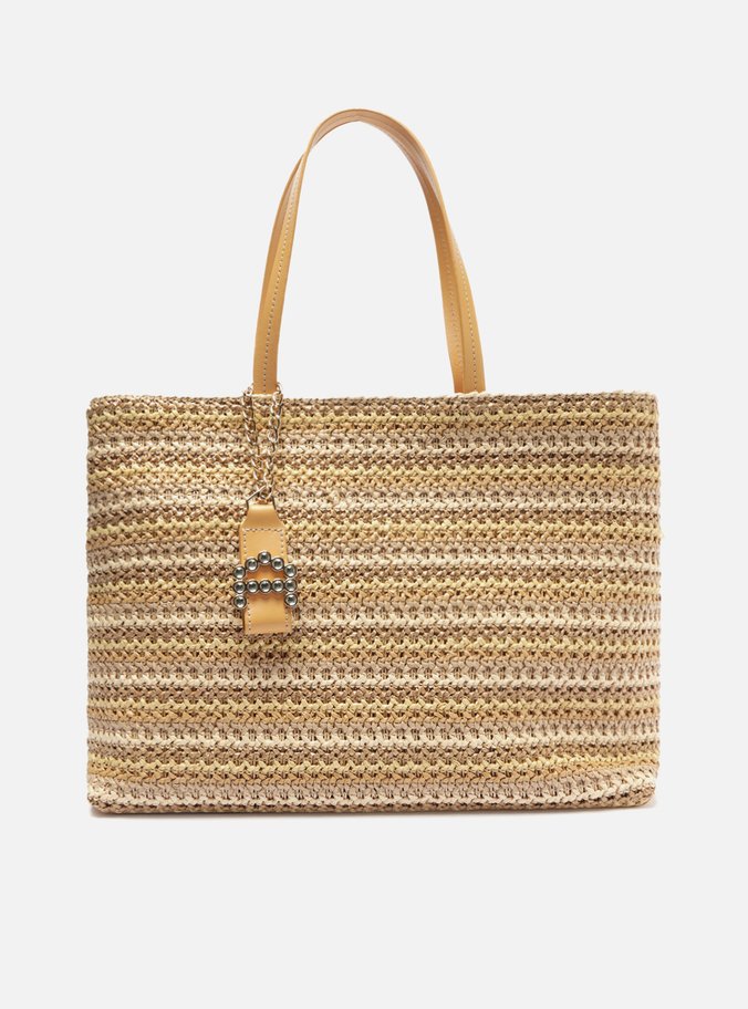 Bolsa Shopping Natural Tramada Gisele Grande