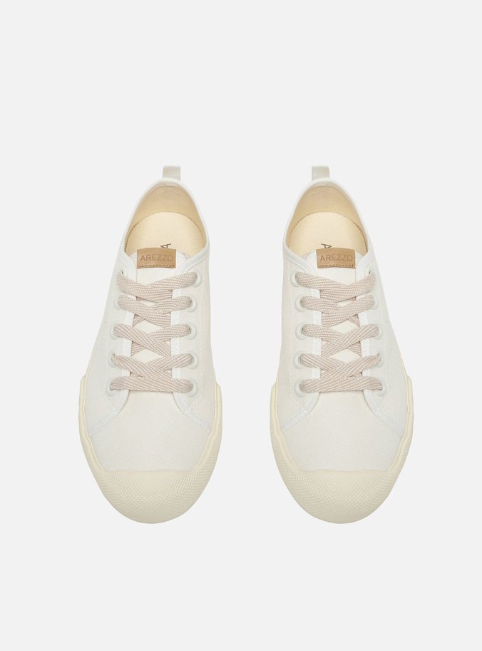 Tênis ZZ Play Branco e Off-white Lona
