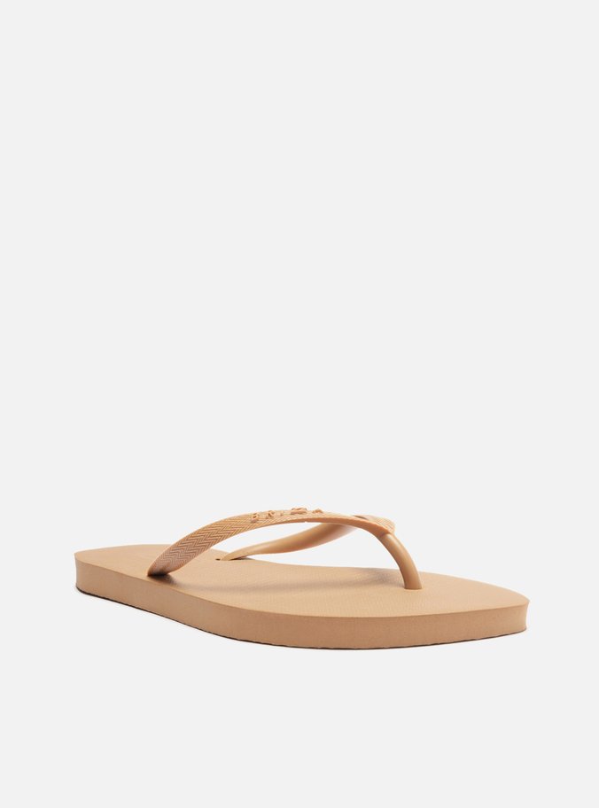 Chinelo de Dedo Nude Leaf Brizza