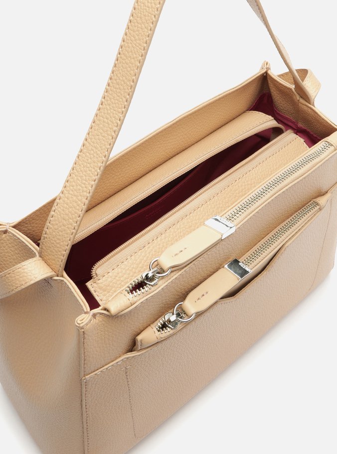 Bolsa Tote Bege Emily Grande