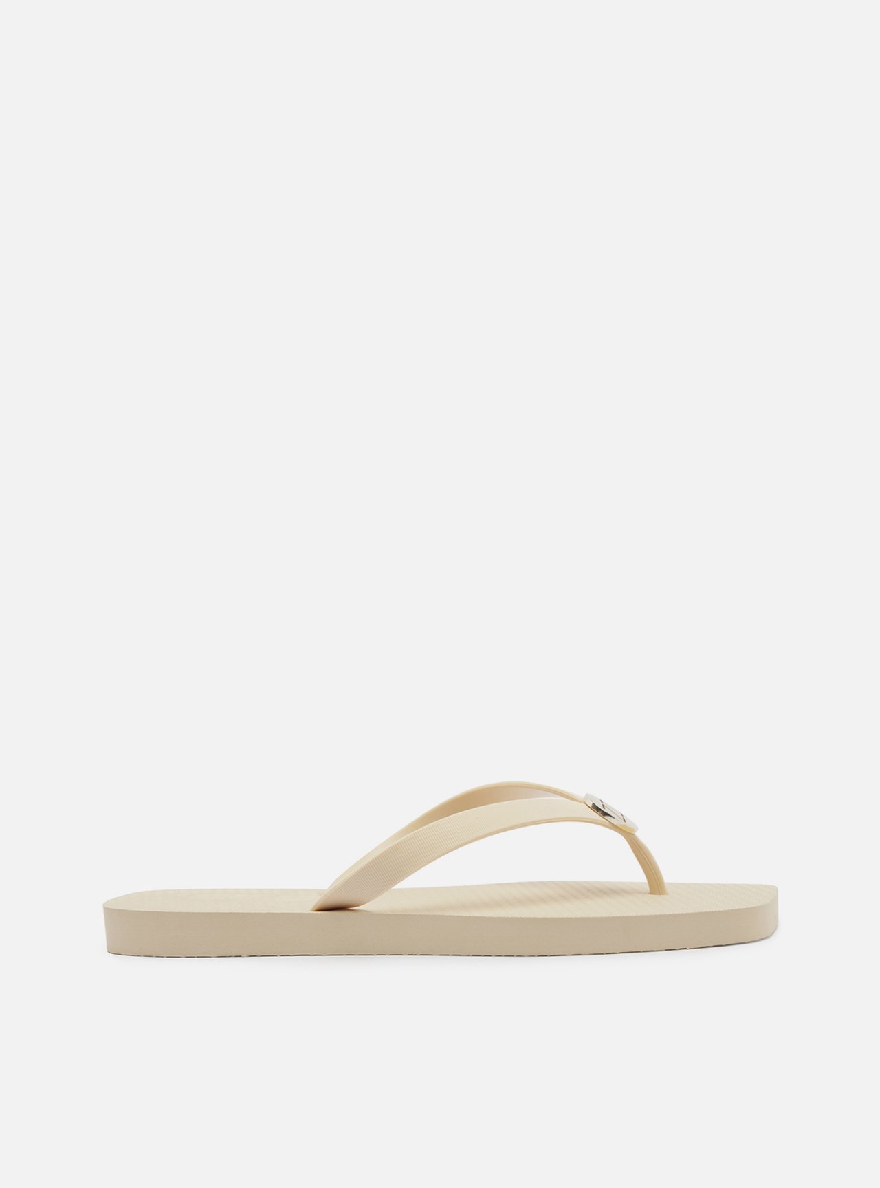 Chinelo de Dedo Off White Flatform Metais Brizza — foto 3