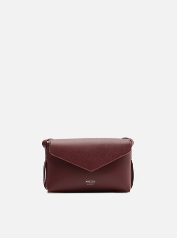 Bolsa Tiracolo Vermelha Pequena Envelope
