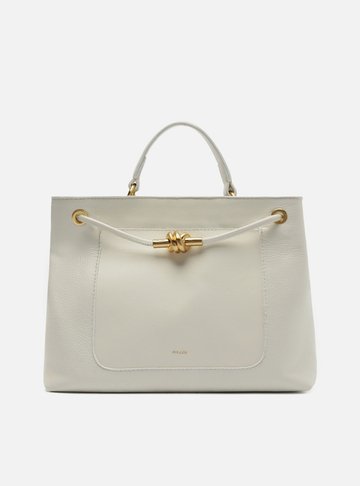 Arezzo — Bolsa Tote Branca Couro Helena Grande