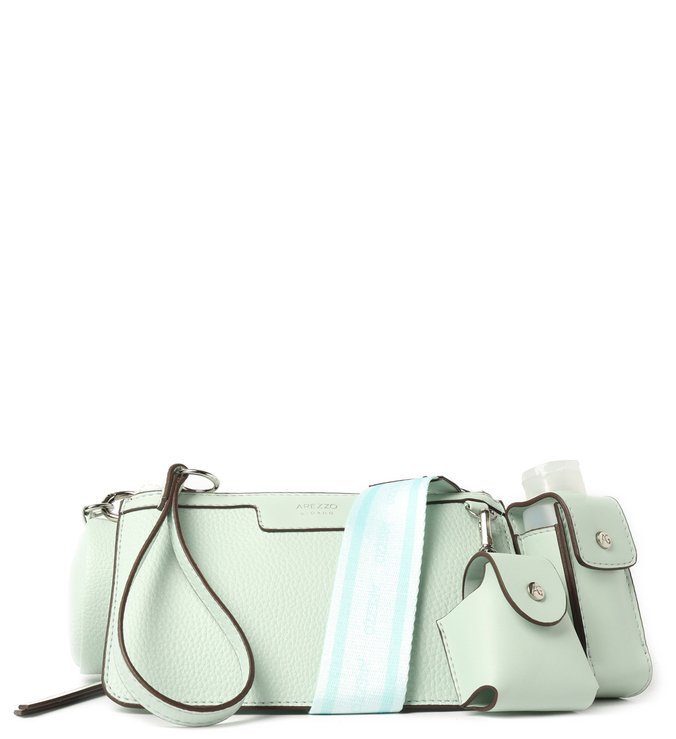 Bolsa Tiracolo Porta-Objetos Verde Soft Donata