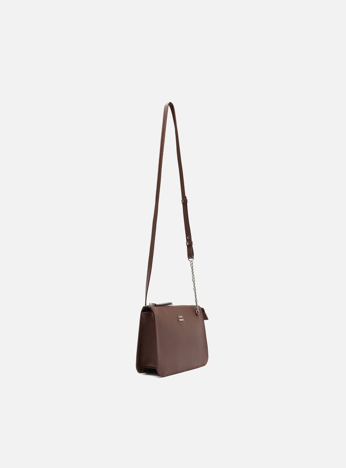 Bolsa Marrom Tiracolo Pequena