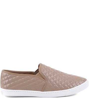 Slip-on Matelassê Verniz Pelle