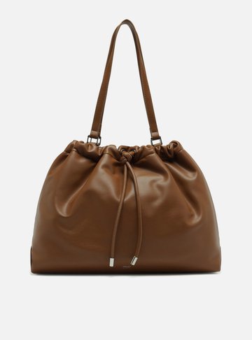 Bolsa Hobo Marrom Grande