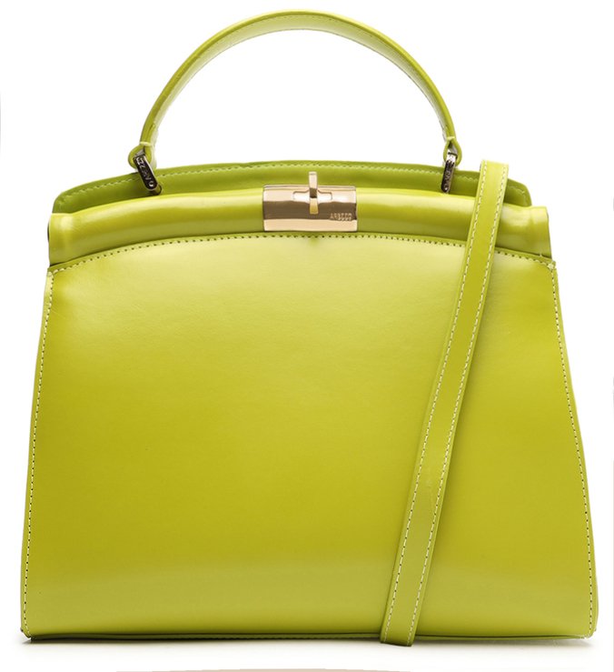 Bolsa Tote Verde Couro Piera Grande [PRÉ VENDA]