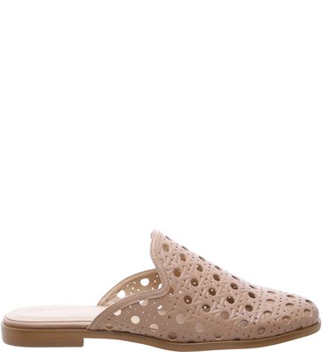 Mule Cestaria Nude-Vintage