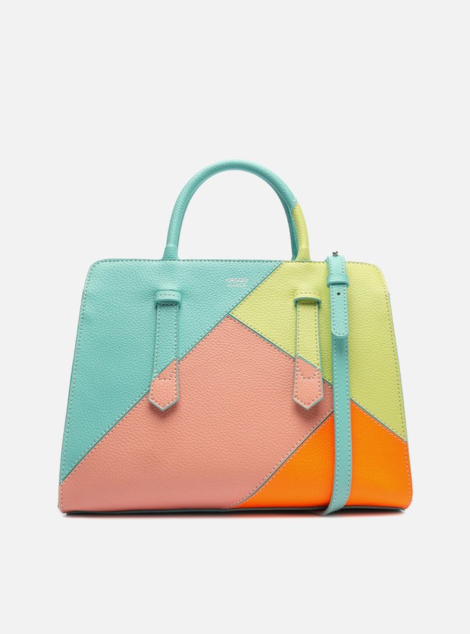 Bolsa Tote Colorida Couro Laís Grande
