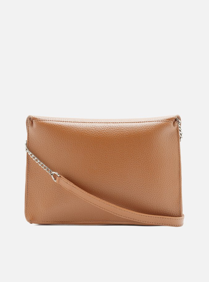 Bolsa Tiracolo Marrom Média