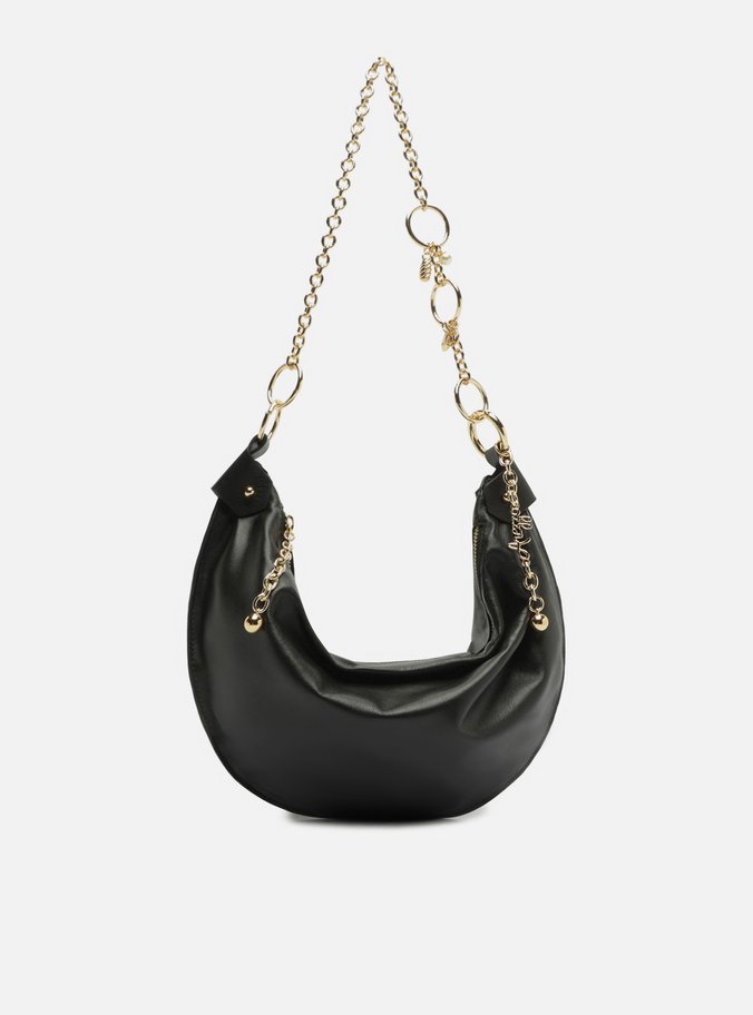 Bolsa Hobo Preta Corrente