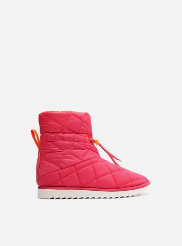 Bota Infantil Rosa Nylon Estofada