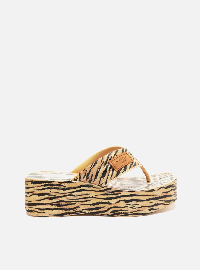 Tamanco Animal Print Flatform Lulu