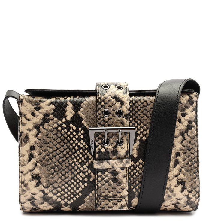 Bolsa Tiracolo Snake Couro Taylor Pequena