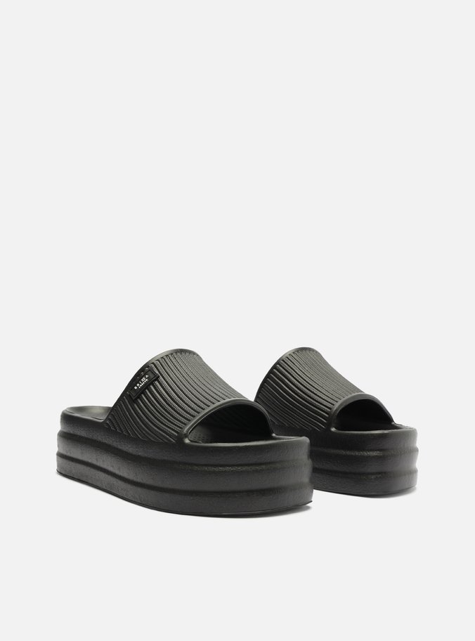 Sandália Preta Flatform Brizza