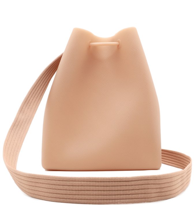 Bolsa Bucket Bege Plástico Caramella
