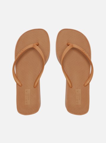 Chinelo Marrom Flatform Mykonos Basics