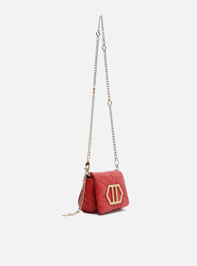 Bolsa Tiracolo Vermelha Couro Emma Pequena