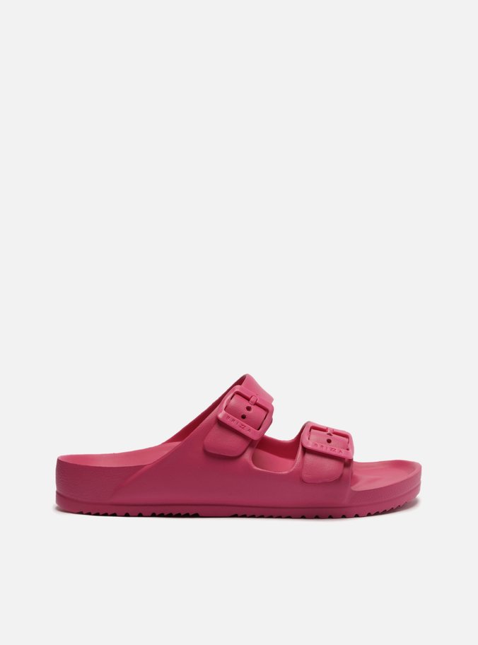 Slide Rosa Pink Flatform Tiras Brizza