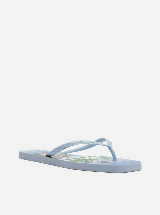 Chinelo Azul Estampa Brizza