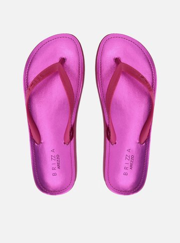 Chinelo de Dedo Roxo Monocolor Fit Brizza