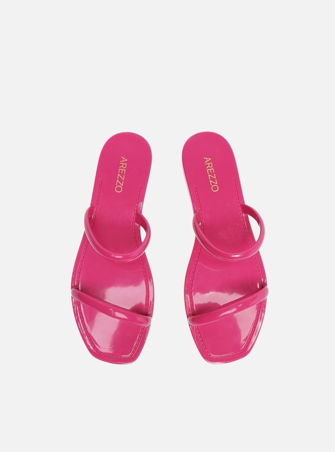 Kit Rasteira Rosa e Bag Transparente Brizza
