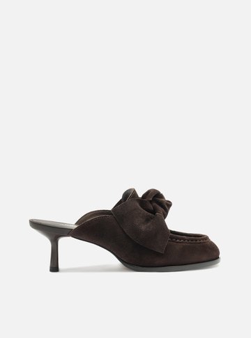 Arezzo — Mule Marrom Acamurçado Laço