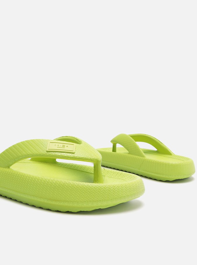 Chinelo de Dedo Verde Pillow Brizza