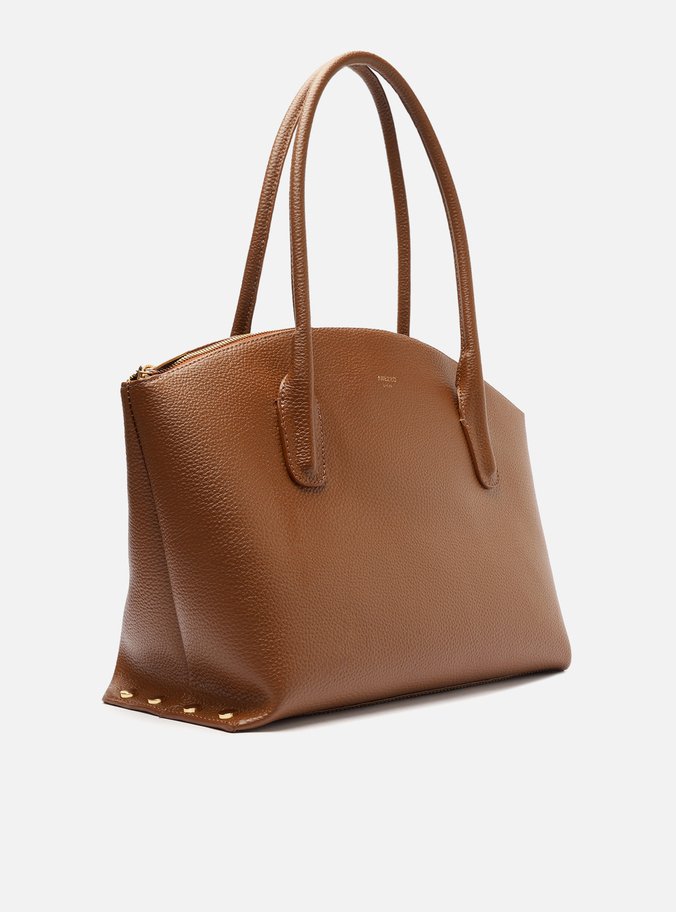 Bolsa Shopping Marrom Grande Ovalada