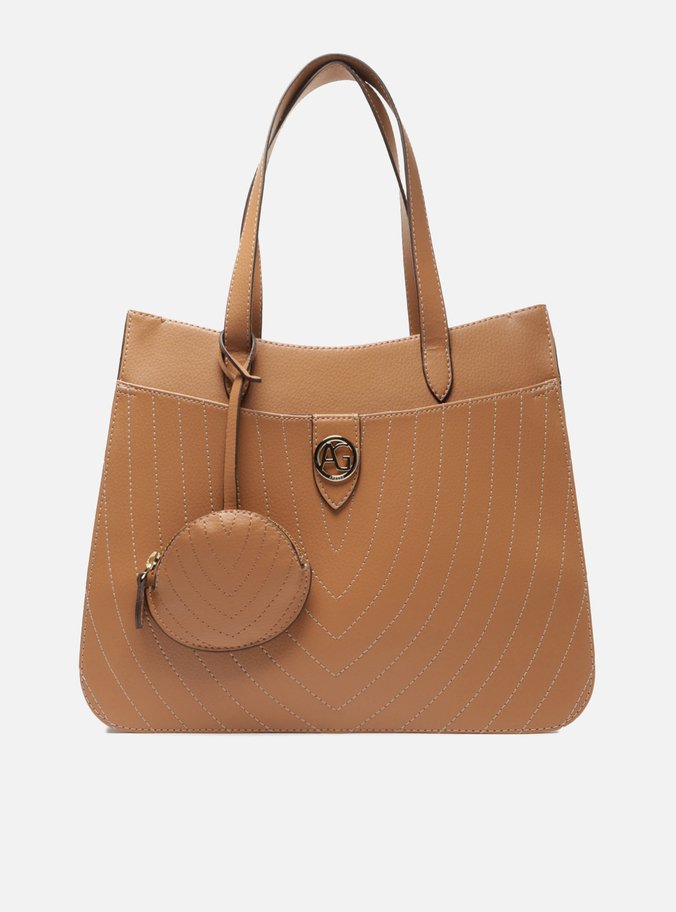 Bolsa Shopping Marrom Luiza Grande