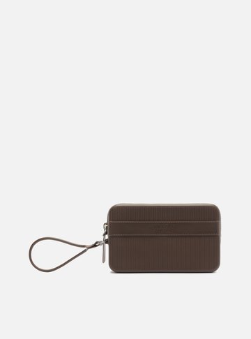 Arezzo — Clutch Marrom Pequena Brizza