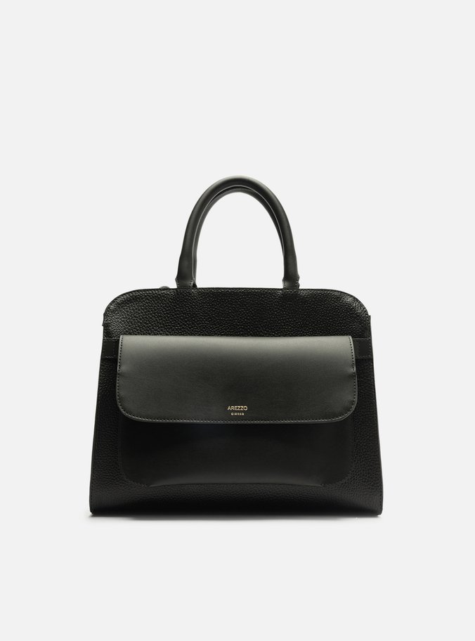 Bolsa Tote Preta Média Pouch Removível