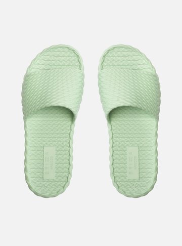 Chinelo Slide Verde Menta Marrocos Brizza