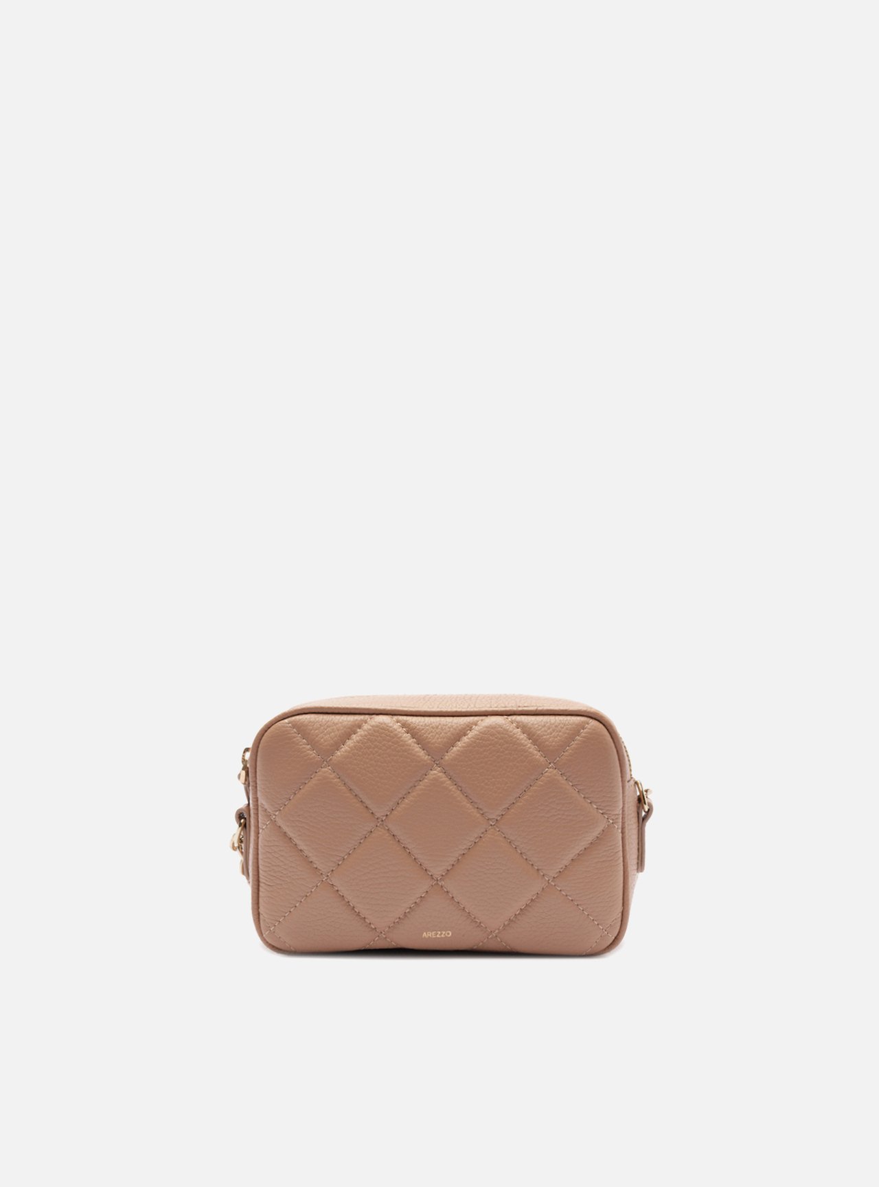 Bolsa Tiracolo Rosa Couro Matelassê Gab Pequena — foto 1