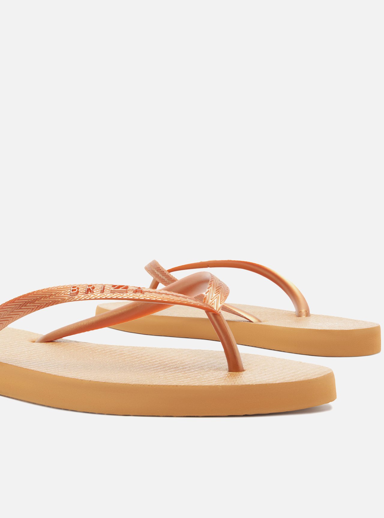 Chinelo Laranja Brizza Bico Redondo — foto 4