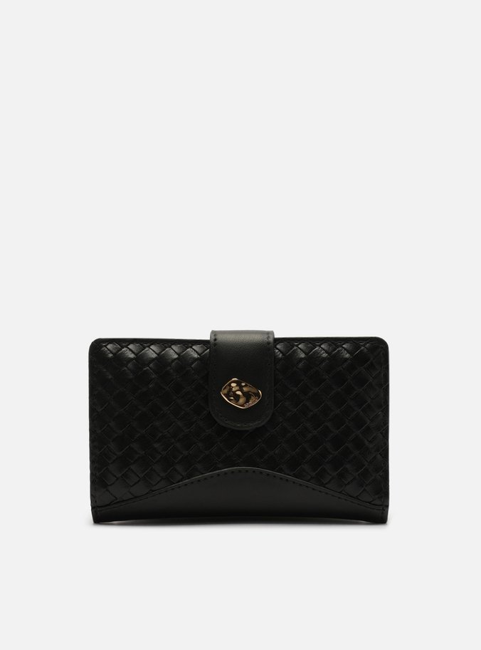 Carteira Preta Tressê Média Metal Orgânico