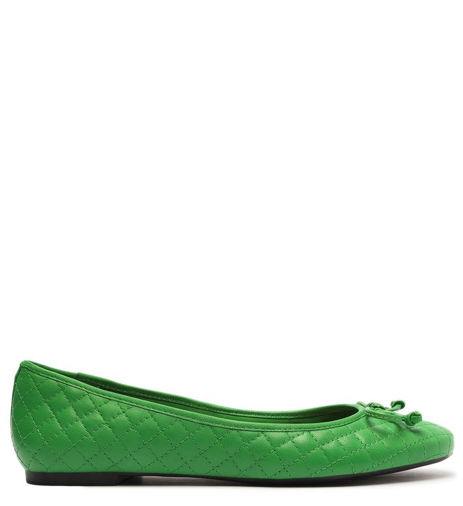 Sapatilha Verniz Matelassê Lush Green