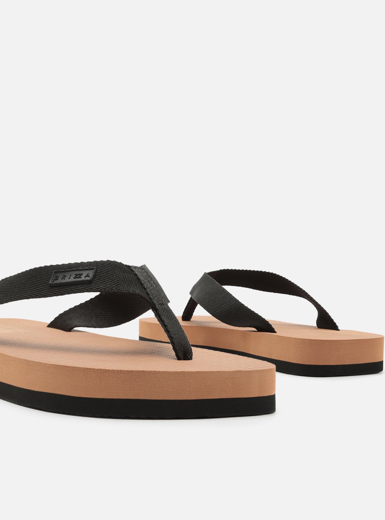 Chinelo de Dedo Preto Bicolor Malibu Brizza — foto 4