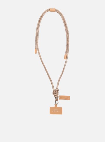 Alça de Celular Dourada Cordão Strass Nº 1 Brizza