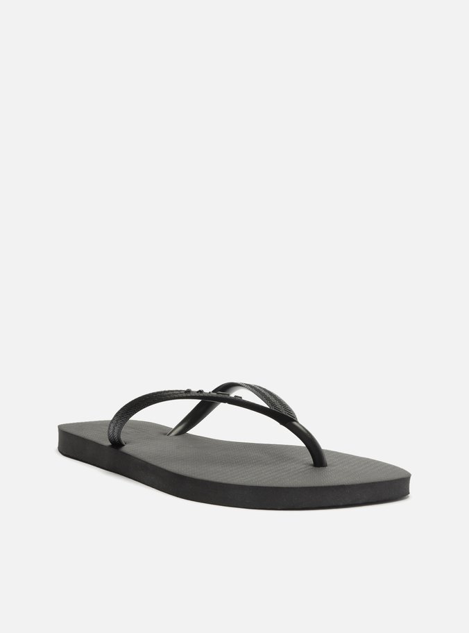 Chinelo de Dedo Preto Leaf Brizza