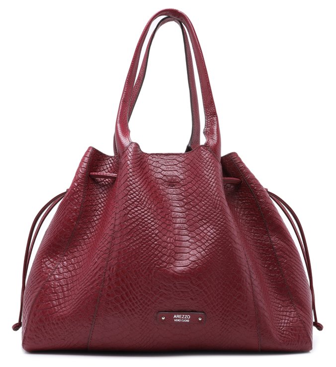 Bolsa Shopping New Matte Phyton Suzi Grande Natural Wood