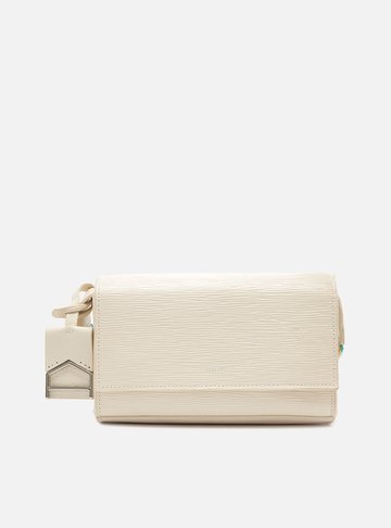 Bolsa Tiracolo Branca Couro Abraccio Pequena Color