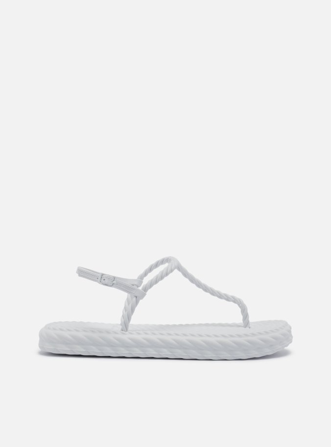 Sandália Branca Slim Marrocos Brizza