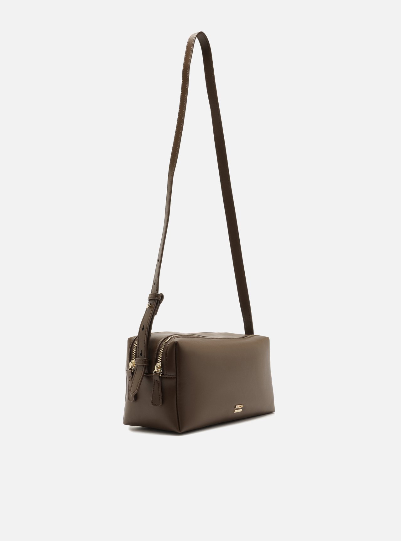 Bolsa Tiracolo Marrom Média — foto 5