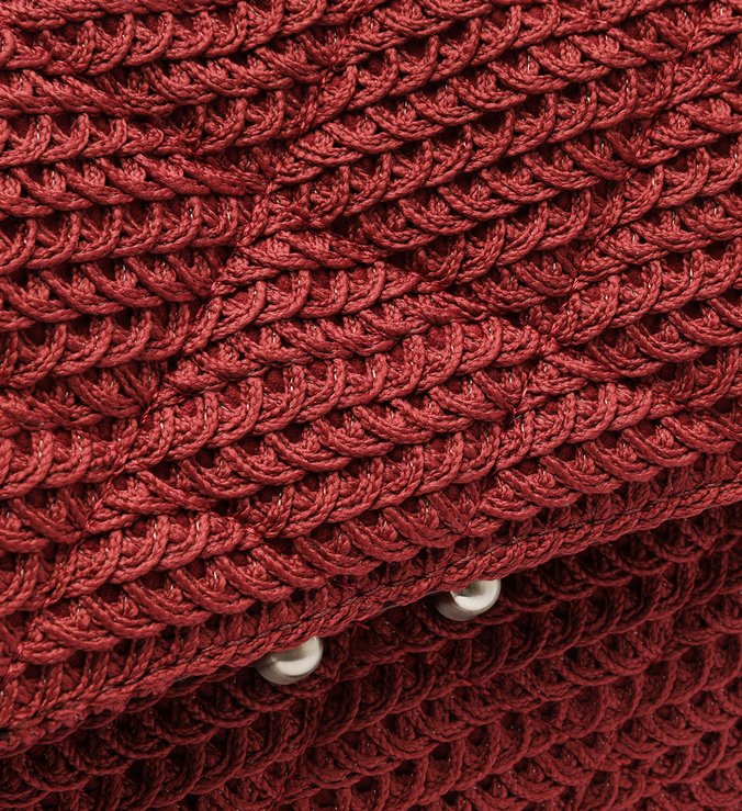 Bolsa Tiracolo Vermelho Vinho Couro Mizz Média