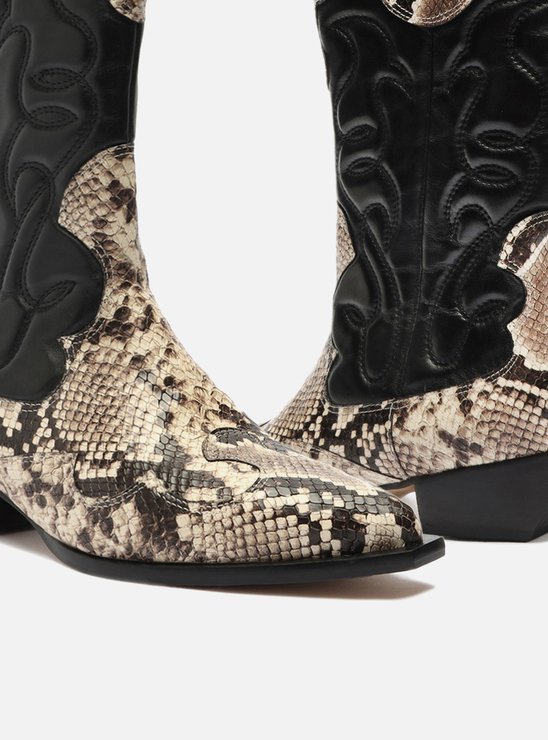 Bota de cobra best sale arezzo
